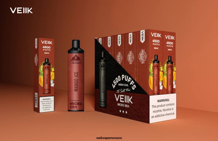 VEIIK Micko Era 4500 بخة 30 ملغ للاستعمال مرة واحدة جليد المانجو 0VPN8 - VEIIK سحبة 800
