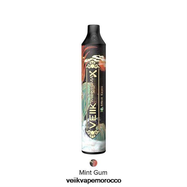 VEIIK Micko Max فيب 1500 نفسة علكة النعناع 0VPN11 - VEIIK Vape Rabat