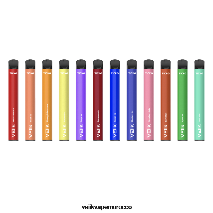 VEIIK Ticko فيب 1200 سحبة نكهات متعددة 0VPN31 - VEIIK Vape Rabat